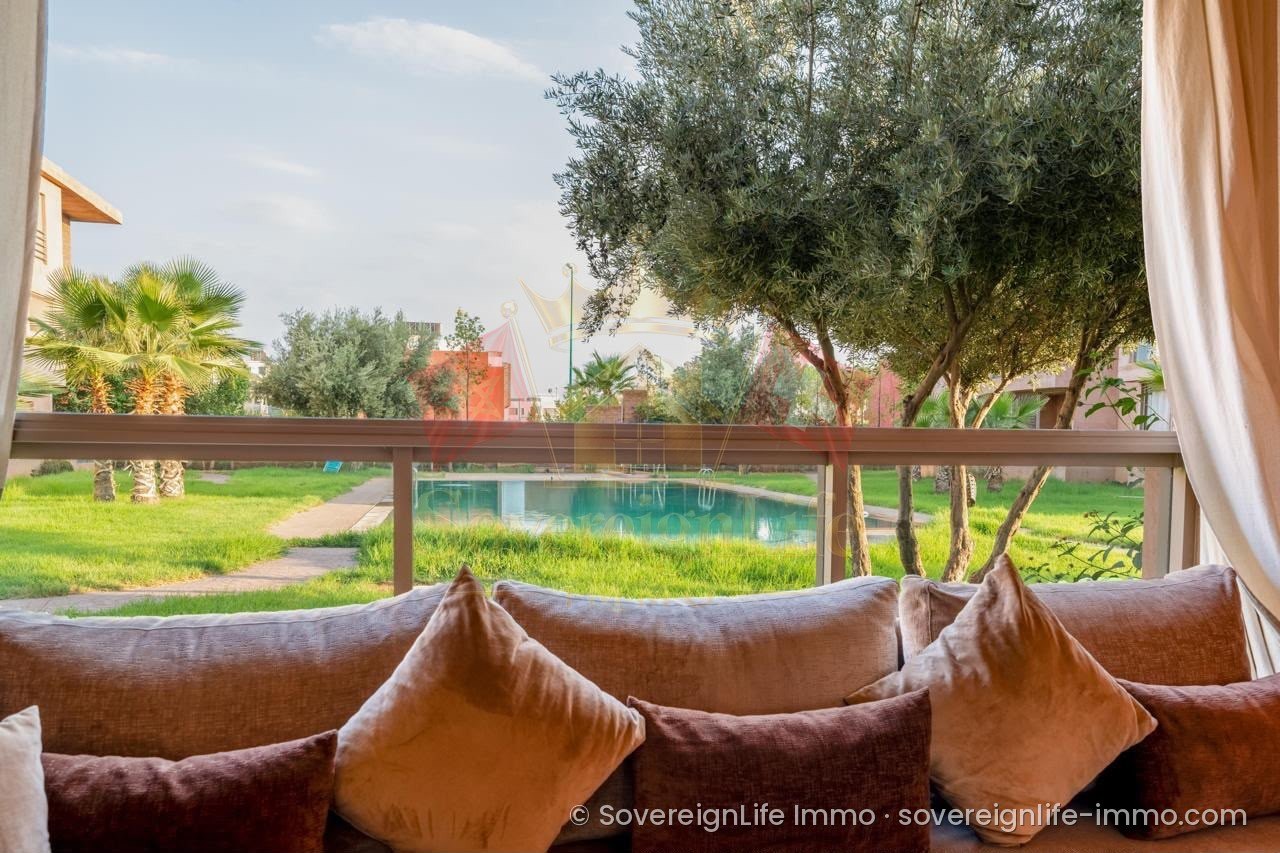 Appartement meublé 2 chambres en rez-de-jardin vue piscine – Résidence Les Cerisiers — تصويرة 3