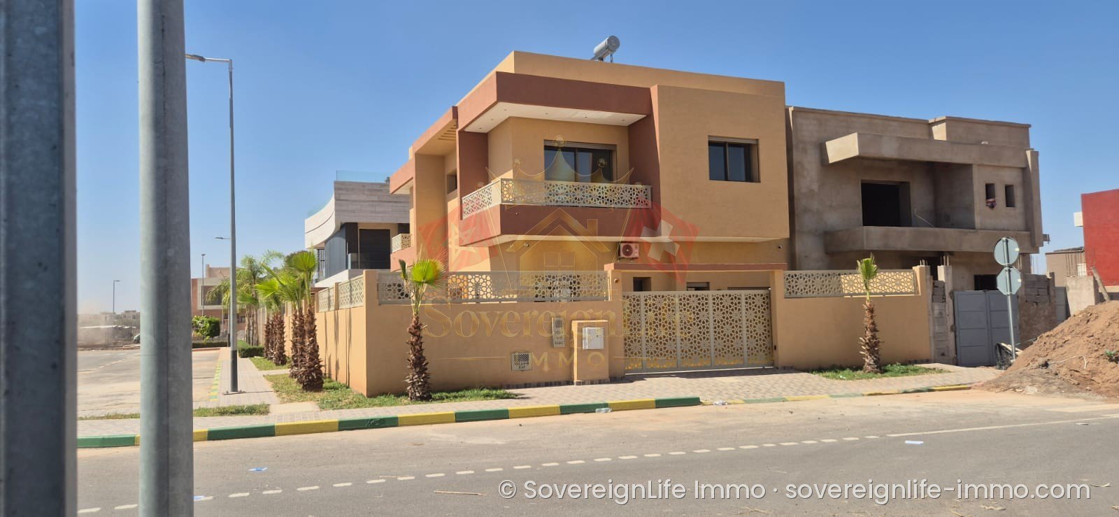 Villa neuve d'angle avec piscine – 2 façades – 378 m² – Basateen, Marrakech — photo 3