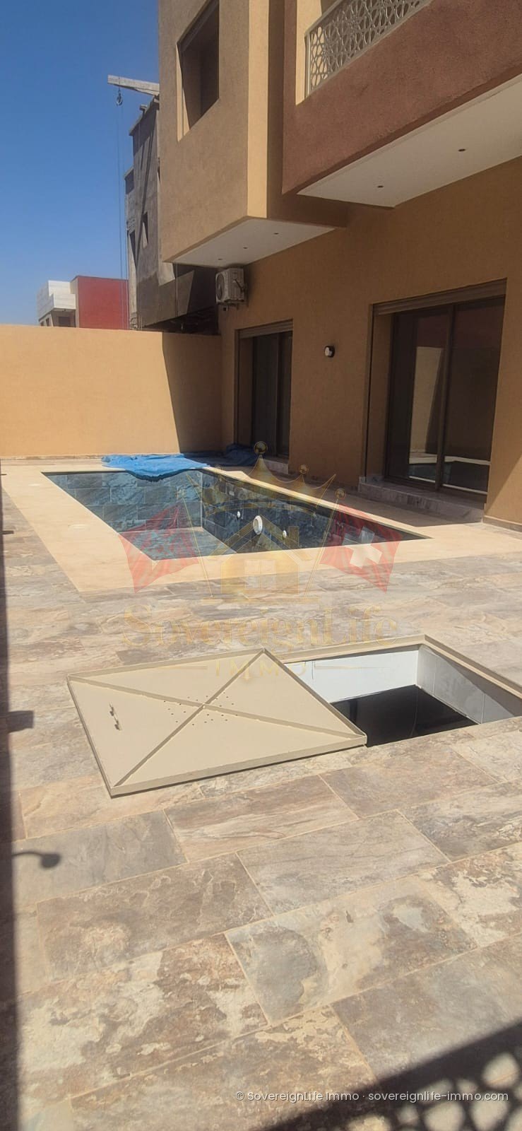 Villa neuve d'angle avec piscine – 2 façades – 378 m² – Basateen, Marrakech — photo 4