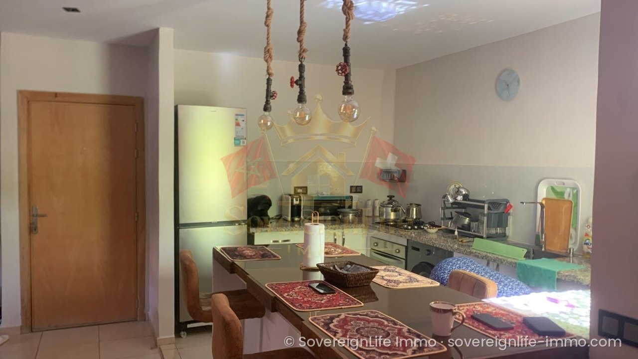 Appartement meublé 3 chambres – Ain Mezzouar, Marrakech