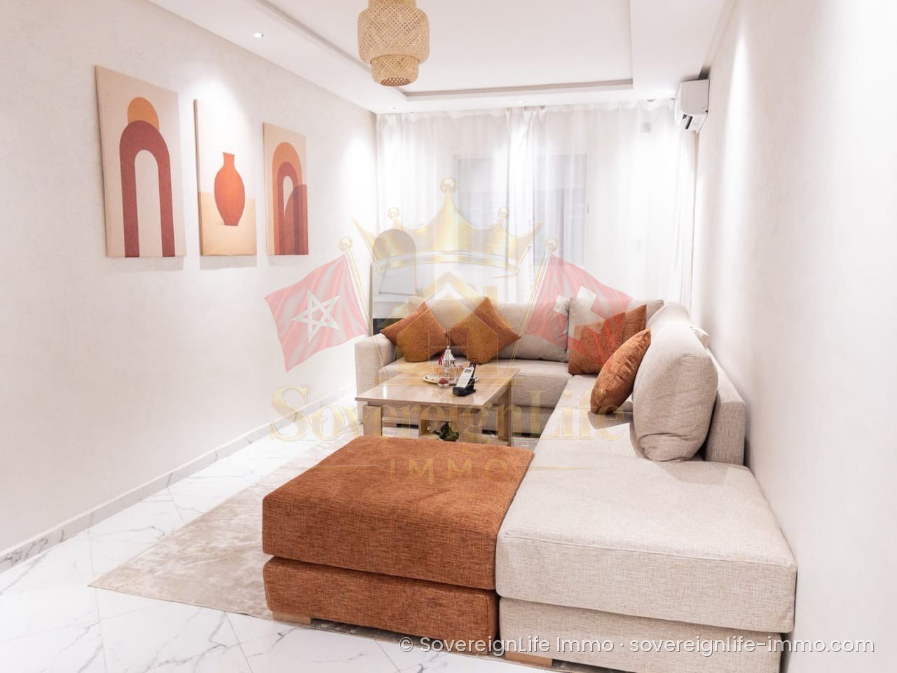 Appartement meublé 3 chambres avec ascenseur – Résidence Les Jardins de Chrifia — photo 1
