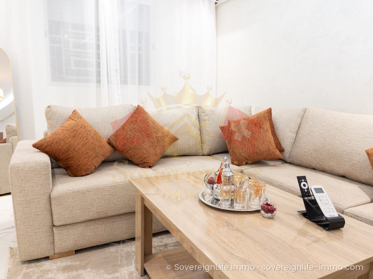 Appartement meublé 3 chambres avec ascenseur – Résidence Les Jardins de Chrifia — photo 3