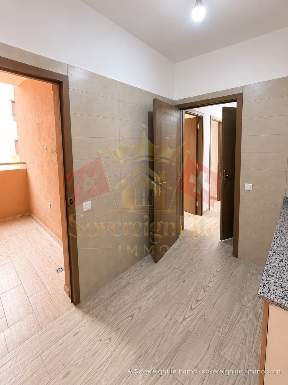 Appartement vide 2 chambres avec balcon – Résidence Mima, Route de Safi — photo 5