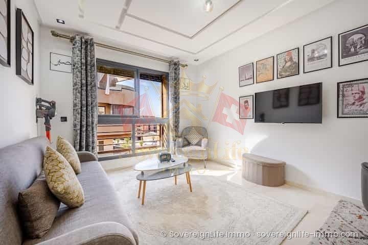 Modern furnished apartment for rent – Ménara Garden, Gueliz — photo 4