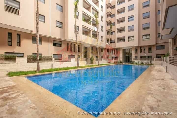 Modern furnished apartment for rent – Ménara Garden, Gueliz — photo 1
