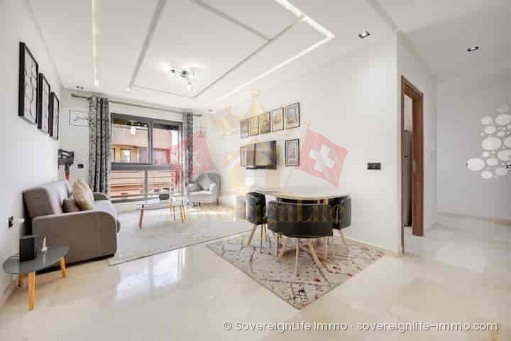 Modern furnished apartment for rent – Ménara Garden, Gueliz — photo 3