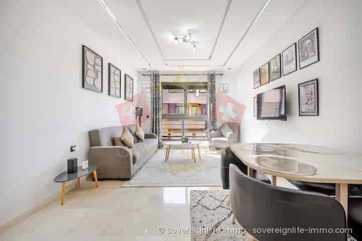Modern furnished apartment for rent – Ménara Garden, Gueliz — photo 2