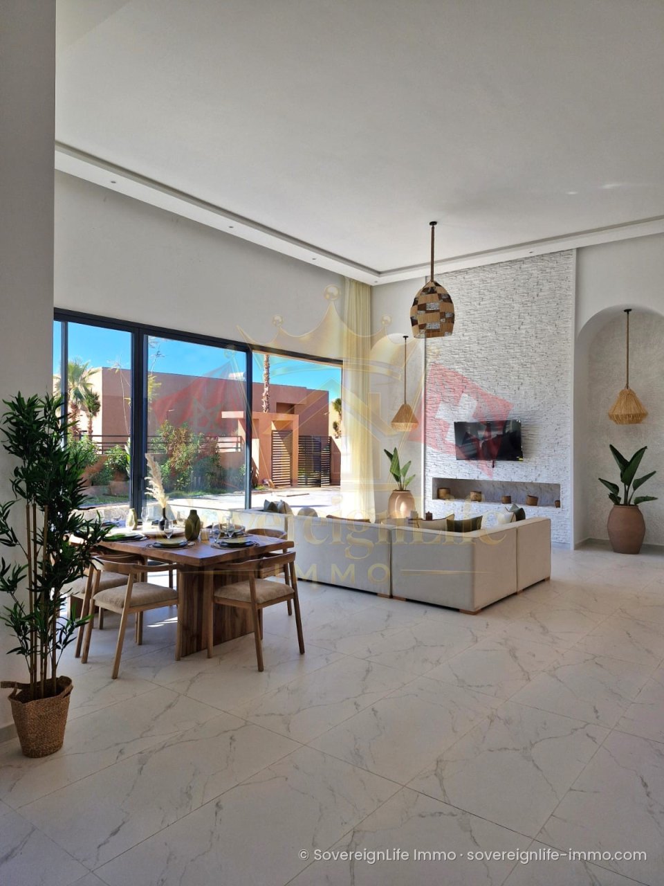 Villa de plain-pied 4 suites avec piscine sur 1 000 m² – Route d'Amizmiz, Marrakech — تصويرة 2