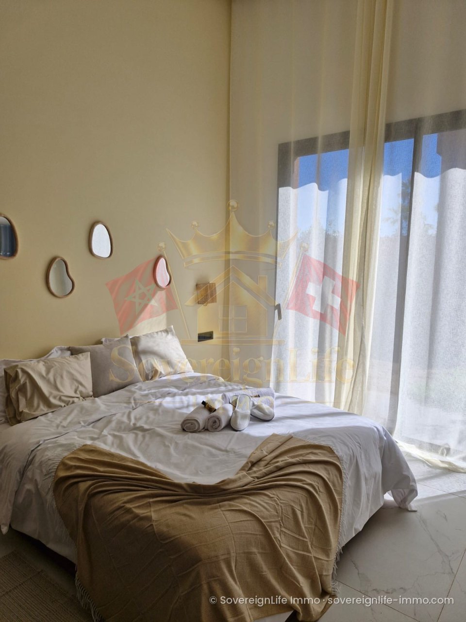 Villa de plain-pied 4 suites avec piscine sur 1 000 m² – Route d'Amizmiz, Marrakech — تصويرة 5
