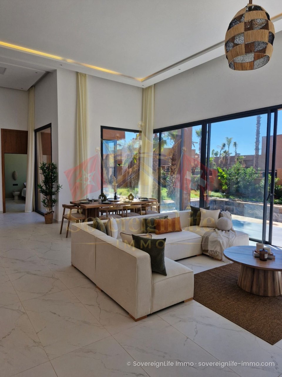 Villa de plain-pied 4 suites avec piscine sur 1 000 m² – Route d'Amizmiz, Marrakech — تصويرة 1