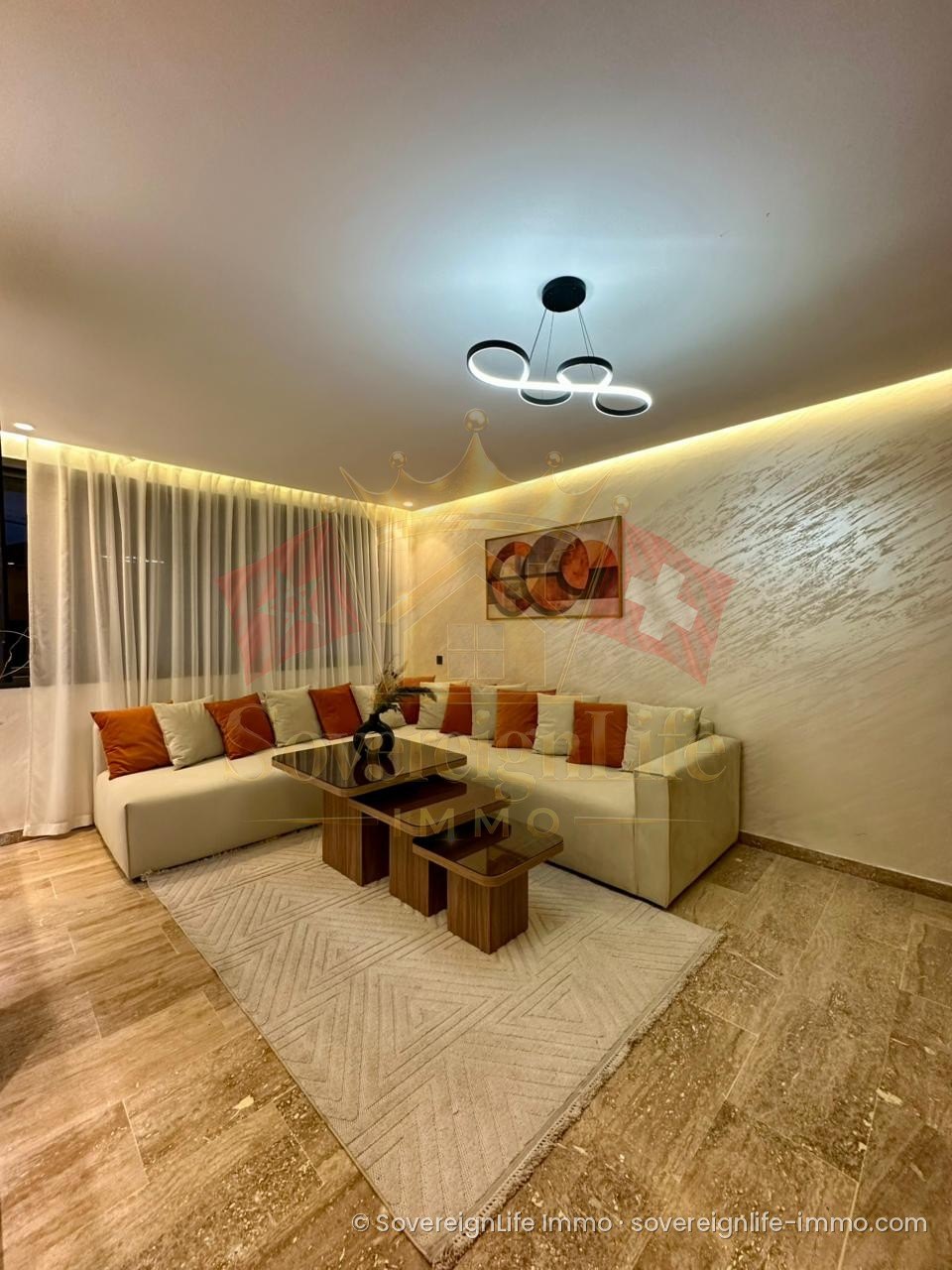 Upscale 1-bedroom apartment with balcony – Gueliz, Marrakech — photo 3