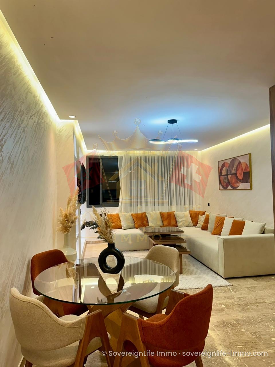 Upscale 1-bedroom apartment with balcony – Gueliz, Marrakech — photo 2