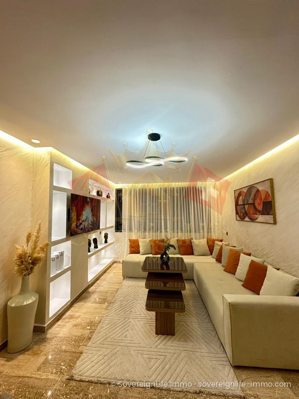 Upscale 1-bedroom apartment with balcony – Gueliz, Marrakech