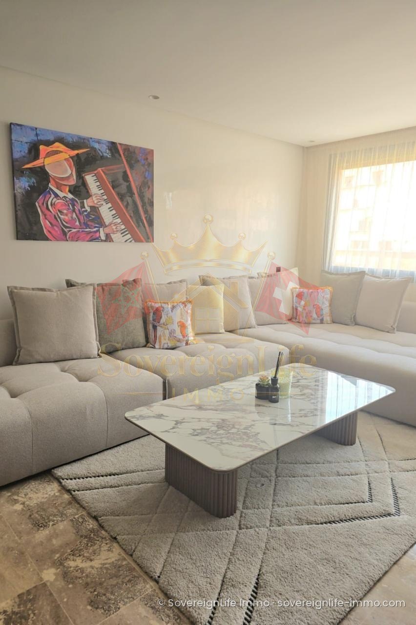 Designer 1-bedroom apartment with balcony – Gueliz, Marrakech — photo 5